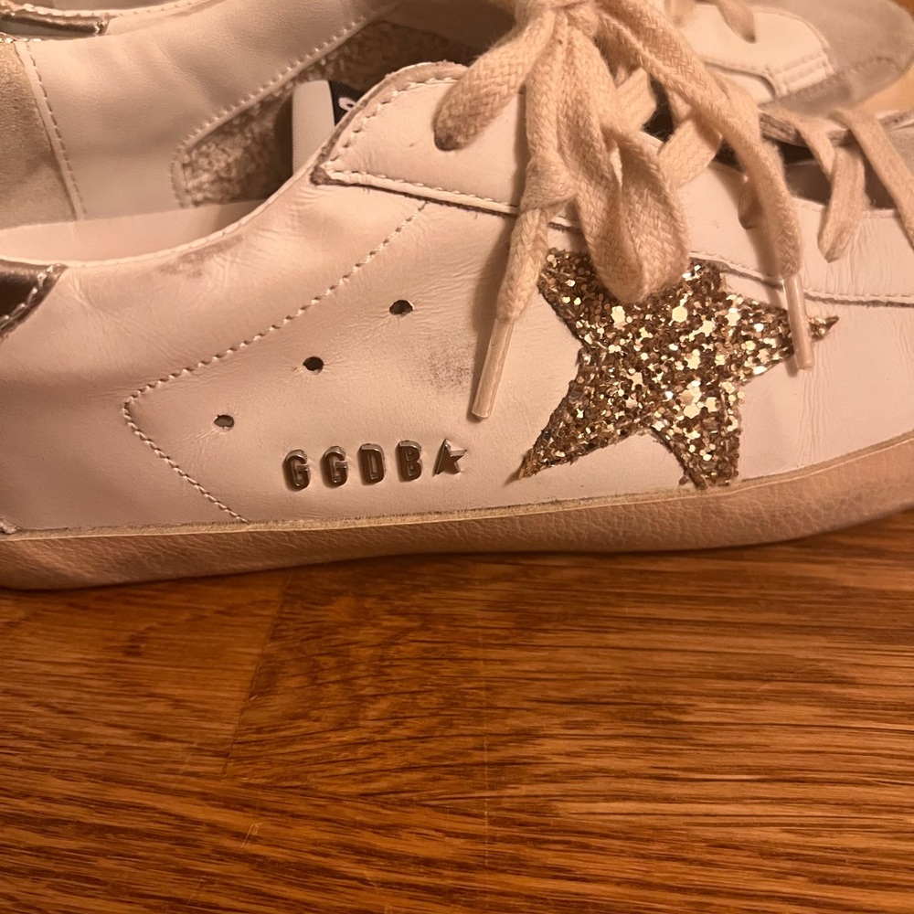 Golden Goose Superstar White Sneakers - Picture 4 of 9